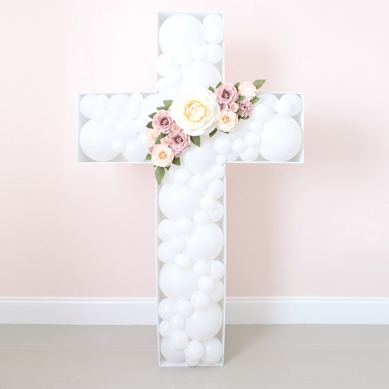 Cross BALLOON MOSAIC digital design template