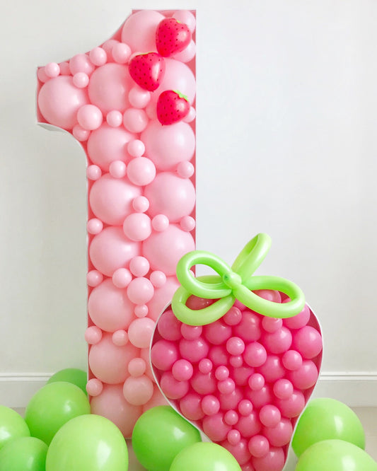 Number 1 BALLOON MOSAIC™ digital design template