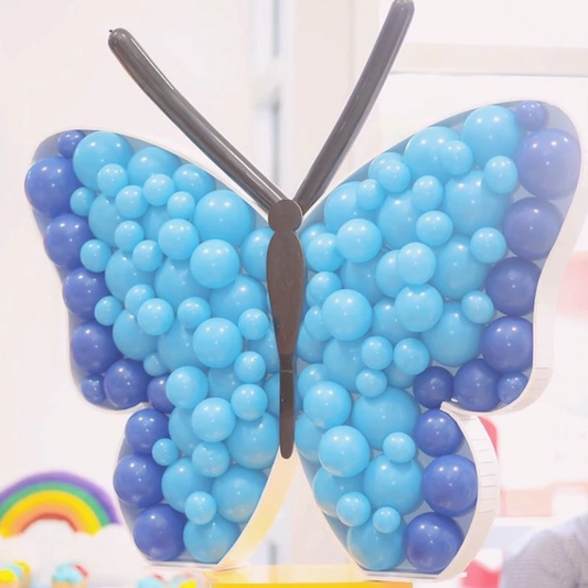 Butterfly BALLOON MOSAIC digital design template
