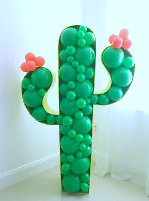 Cactus BALLOON MOSAIC digital design template