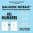 Balloon_Mosaic_Numbers Bundle Curvy Font