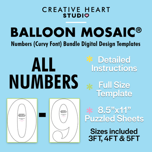BALLOON MOSAIC® Digital Design Templates — The Creative Heart Studio