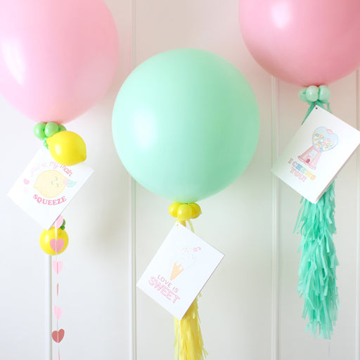 Balloons-with-valentine-puns-greeting-cards