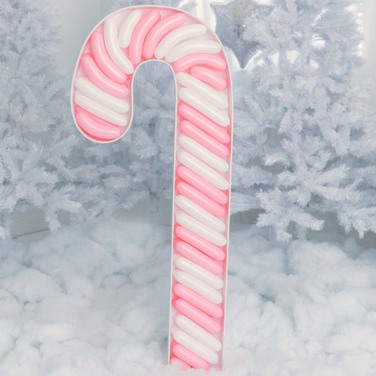 Candy Cane BALLOON MOSAIC digital design template