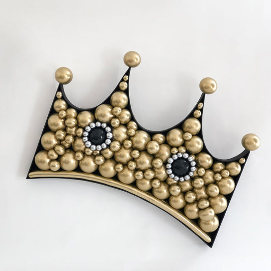 Crown BALLOON MOSAIC digital design template