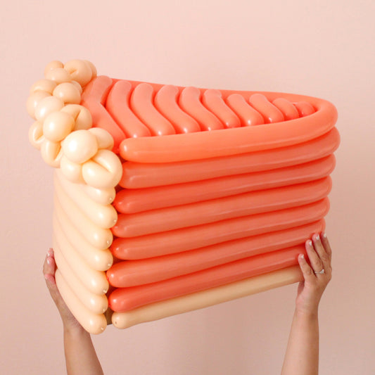 DIY Template for Pumpkin Pie Balloon Slice (Sweet Slice)