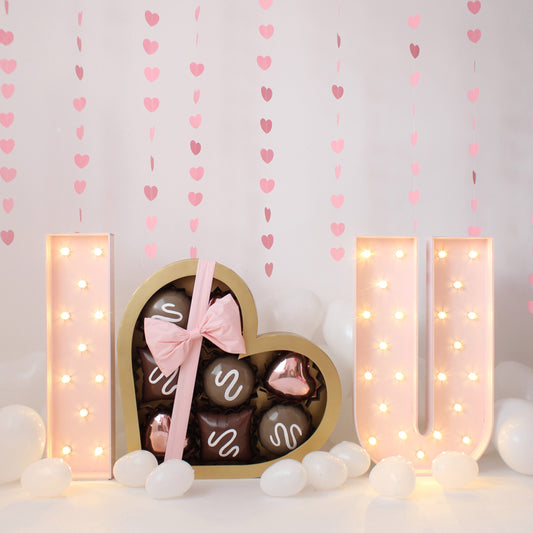 I Heart U (Bundle) BALLOON MOSAIC digital design template