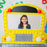School Bus BALLOON MOSAIC digital design template