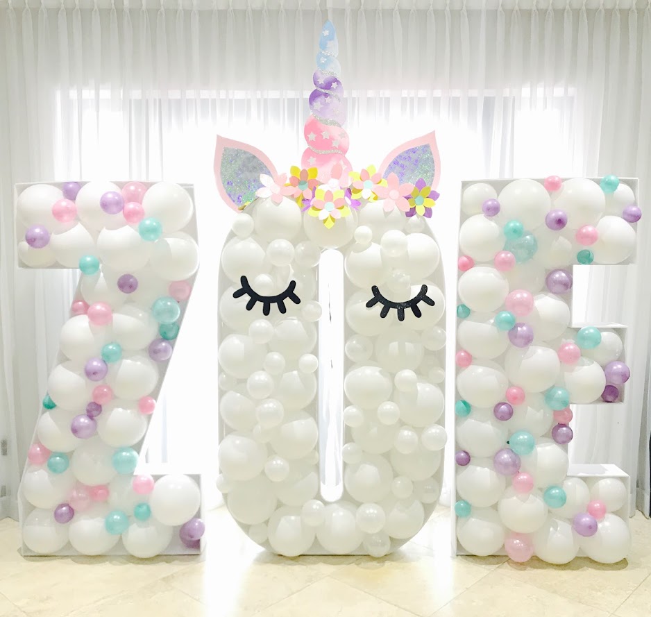 Letters Bundle BALLOON MOSAIC digital design template