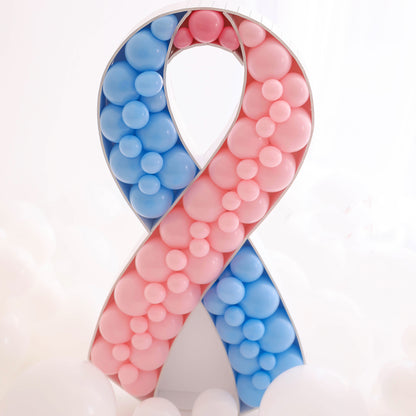 Support Ribbon BALLOON MOSAIC digital design template