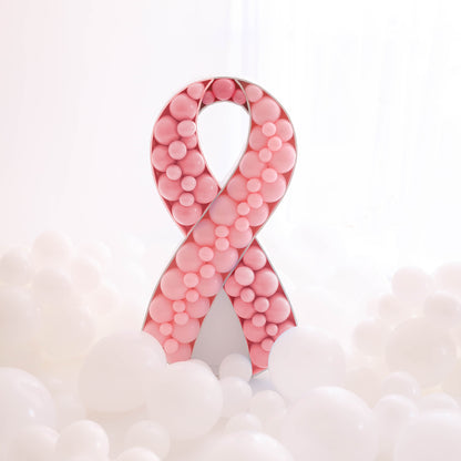 Support Ribbon BALLOON MOSAIC digital design template