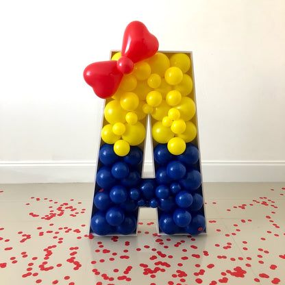 Letter A BALLOON MOSAIC™ digital design template