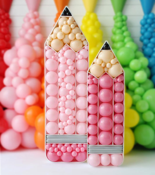 Chunky Pencil BALLOON MOSAIC digital design template
