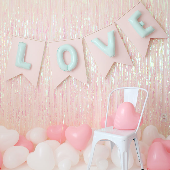 LOVE Banner made out of foamboard