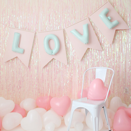LOVE Banner made out of foamboard
