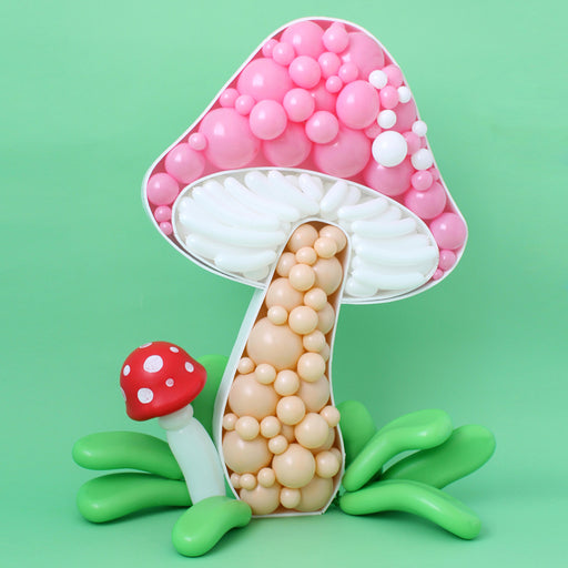 Mushroom BALLOON MOSAIC digital design template