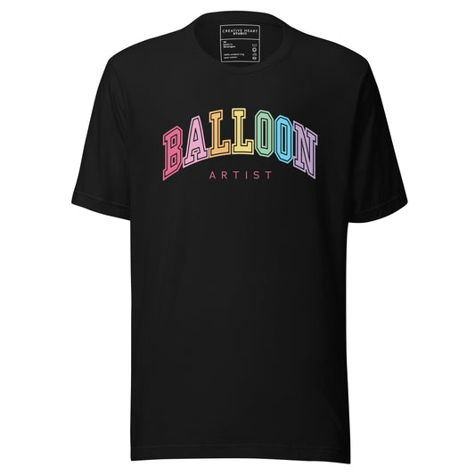 Balloon Artist College Style T-shirt (Rainbow)